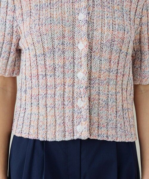 TOMORROWLAND / トゥモローランド カーディガン・ボレロ | ラミーミックスツイストコットン ハーフスリーブカーディガン | 詳細8