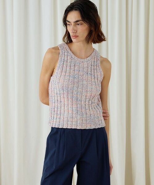 TOMORROWLAND / トゥモローランド タンクトップ | ラミーミックスツイストコットン タンクトップ | 詳細2