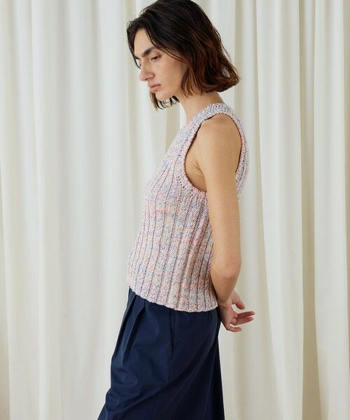 TOMORROWLAND / トゥモローランド タンクトップ | ラミーミックスツイストコットン タンクトップ | 詳細3