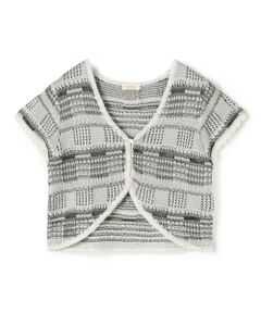 TOMORROWLAND / トゥモローランド カーディガン・ボレロ | レーヨンタックステッチ ショートボレロ