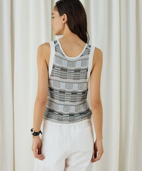 TOMORROWLAND / トゥモローランド タンクトップ | レーヨンタックステッチ タンクトップ | 詳細4