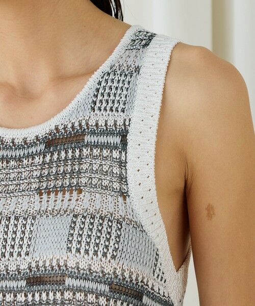 TOMORROWLAND / トゥモローランド タンクトップ | レーヨンタックステッチ タンクトップ | 詳細6