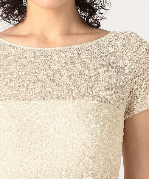 TOMORROWLAND / トゥモローランド ニット・セーター | グリッターコットン ショートスリーブプルオーバー | 詳細5