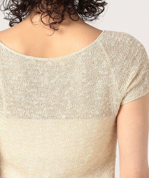 TOMORROWLAND / トゥモローランド ニット・セーター | グリッターコットン ショートスリーブプルオーバー | 詳細6