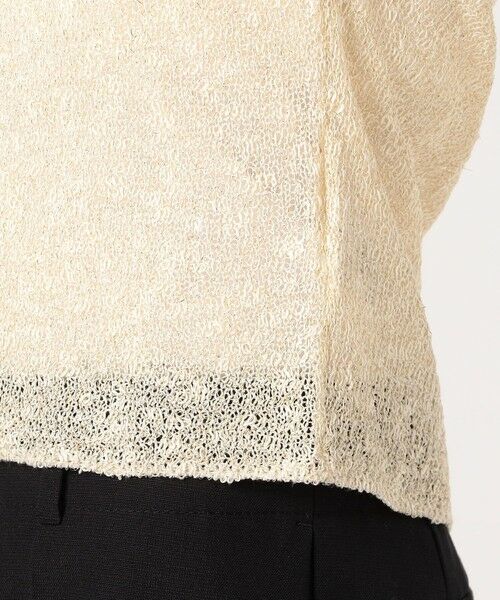 TOMORROWLAND / トゥモローランド ニット・セーター | グリッターコットン ショートスリーブプルオーバー | 詳細8