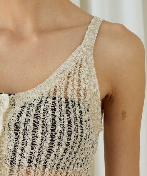 TOMORROWLAND / トゥモローランド ニット・セーター | スラブコットンニットキャミソール | 詳細6