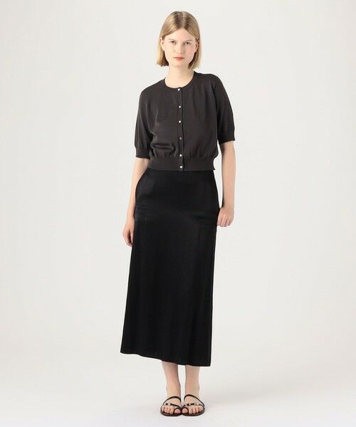 TOMORROWLAND / トゥモローランド カーディガン・ボレロ | ドライポリエステルコットン ショートカーディガン | 詳細1