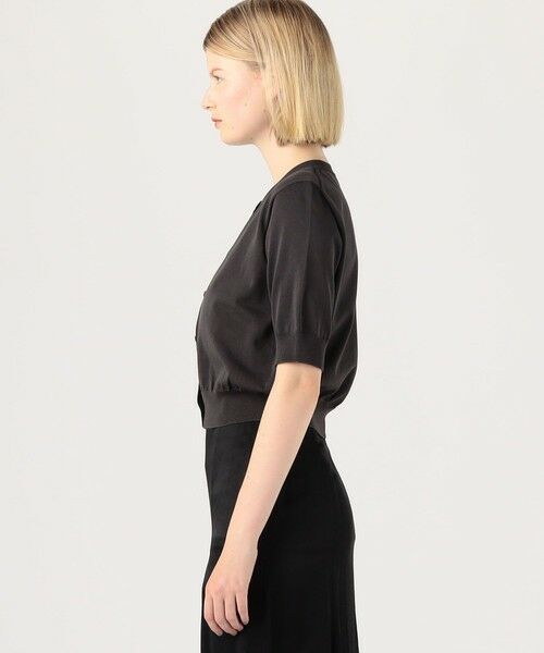 TOMORROWLAND / トゥモローランド カーディガン・ボレロ | ドライポリエステルコットン ショートカーディガン | 詳細3