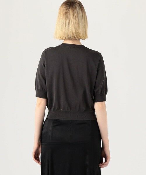 TOMORROWLAND / トゥモローランド カーディガン・ボレロ | ドライポリエステルコットン ショートカーディガン | 詳細4