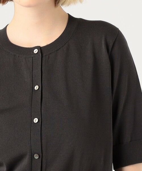 TOMORROWLAND / トゥモローランド カーディガン・ボレロ | ドライポリエステルコットン ショートカーディガン | 詳細5