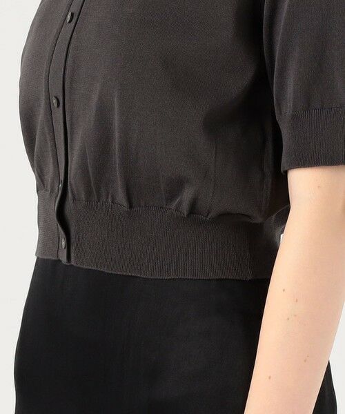 TOMORROWLAND / トゥモローランド カーディガン・ボレロ | ドライポリエステルコットン ショートカーディガン | 詳細8