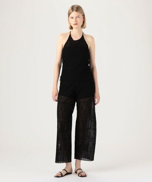 TOMORROWLAND / トゥモローランド キャミソール・チューブトップ | アイレットレース ホルターネックトップス | 詳細1