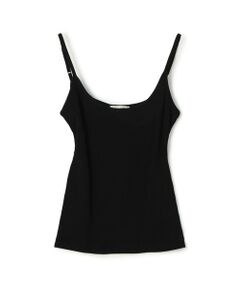 TOMORROWLAND / トゥモローランド キャミソール・チューブトップ | スモールライトリブ バックオープンキャミソール