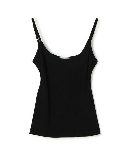TOMORROWLAND / トゥモローランド キャミソール・チューブトップ | スモールライトリブ バックオープンキャミソール(19 ブラック)