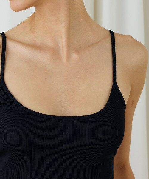 TOMORROWLAND / トゥモローランド キャミソール・チューブトップ | スモールライトリブ バックオープンキャミソール | 詳細5