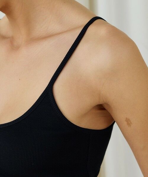 TOMORROWLAND / トゥモローランド キャミソール・チューブトップ | スモールライトリブ バックオープンキャミソール | 詳細6