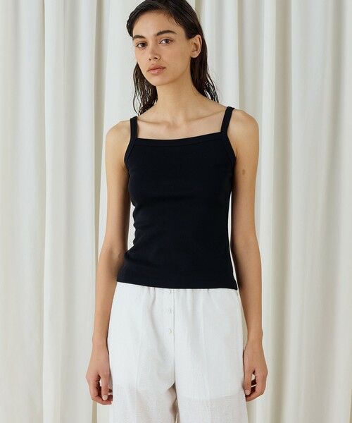TOMORROWLAND / トゥモローランド キャミソール・チューブトップ | サーキュラーリブ キャミソール | 詳細2