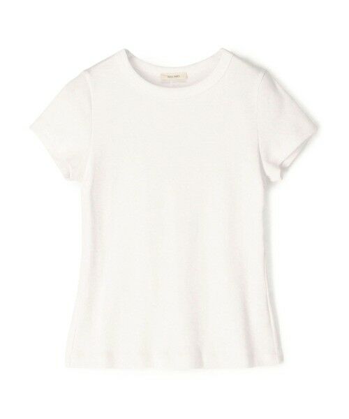 TOMORROWLAND / トゥモローランド Tシャツ | サーキュラーリブ ベビーTシャツ(11 ホワイト)