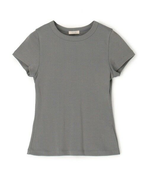 TOMORROWLAND / トゥモローランド Tシャツ | サーキュラーリブ ベビーTシャツ(15 グレー)
