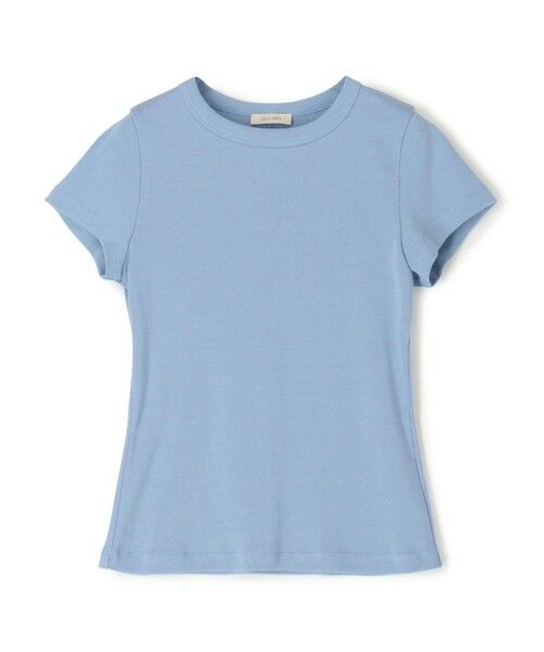 TOMORROWLAND/トゥモローランド サーキュラーリブ ベビーTシャツ 61 ライトブルー F