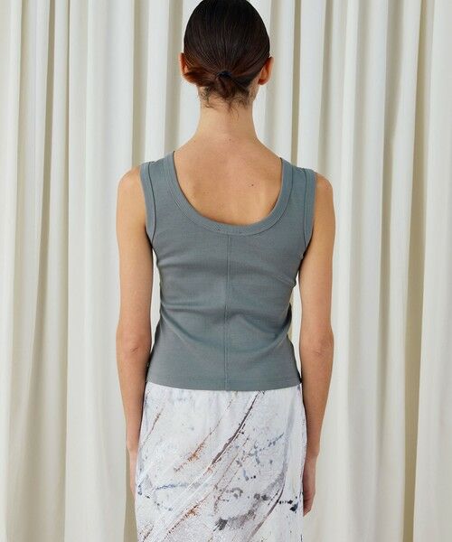 TOMORROWLAND / トゥモローランド タンクトップ | ソフトサーキュラーリブ タンクトップ | 詳細5