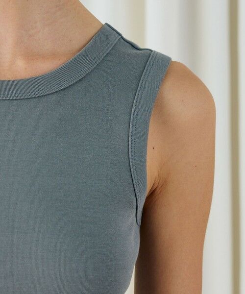 TOMORROWLAND / トゥモローランド タンクトップ | ソフトサーキュラーリブ タンクトップ | 詳細7