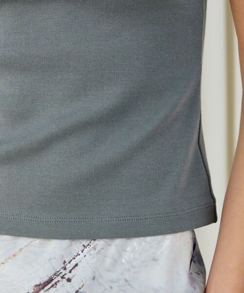 TOMORROWLAND / トゥモローランド タンクトップ | ソフトサーキュラーリブ タンクトップ | 詳細8
