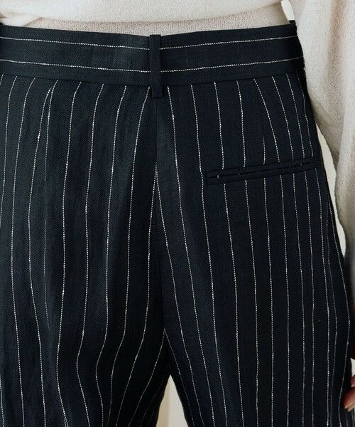 TOMORROWLAND / トゥモローランド その他パンツ | ヘンプツイルストライプワイドパンツ | 詳細6