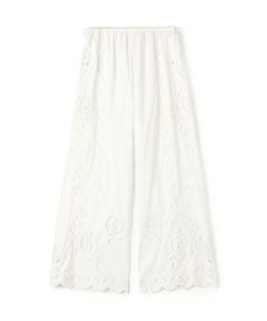 TOMORROWLAND / トゥモローランド その他パンツ | カットワークエンブロイダリー ストレートパンツ