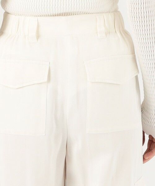 TOMORROWLAND / トゥモローランド カーゴパンツ | ソフトサテンワイドカーゴパンツ | 詳細6