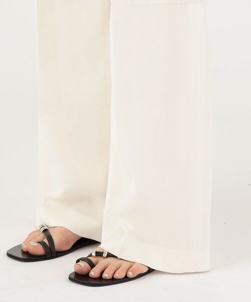 TOMORROWLAND / トゥモローランド カーゴパンツ | ソフトサテンワイドカーゴパンツ | 詳細7