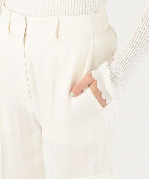 TOMORROWLAND / トゥモローランド カーゴパンツ | ソフトサテンワイドカーゴパンツ | 詳細8