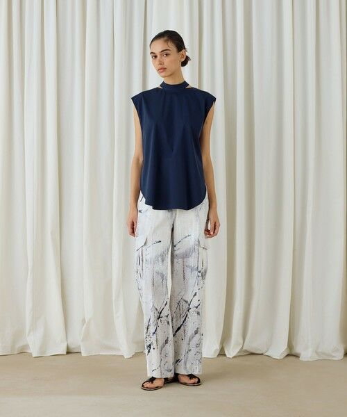 TOMORROWLAND / トゥモローランド カーゴパンツ | アブストラクトウォールプリント カーゴパンツ | 詳細1