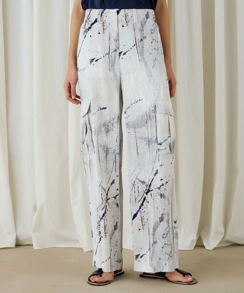 TOMORROWLAND / トゥモローランド カーゴパンツ | アブストラクトウォールプリント カーゴパンツ | 詳細2