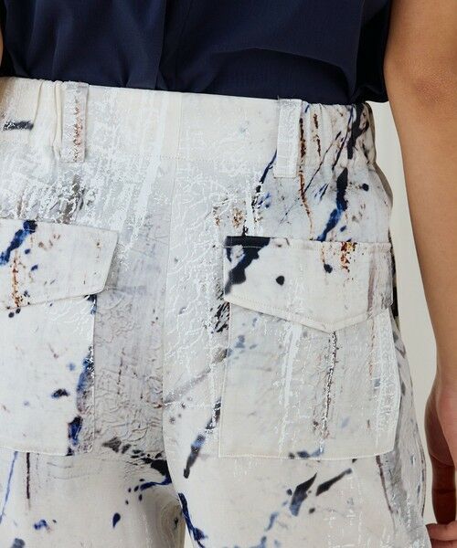 TOMORROWLAND / トゥモローランド カーゴパンツ | アブストラクトウォールプリント カーゴパンツ | 詳細6