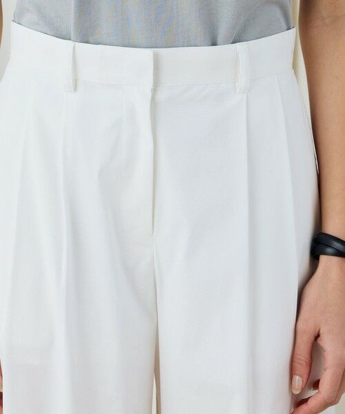 TOMORROWLAND / トゥモローランド その他パンツ | コットンストレッチポプリン　2タックワイドパンツ | 詳細5
