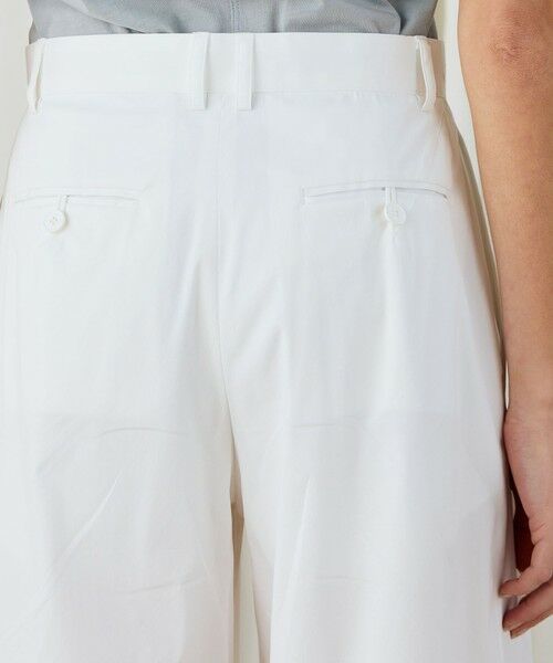TOMORROWLAND / トゥモローランド その他パンツ | コットンストレッチポプリン　2タックワイドパンツ | 詳細6