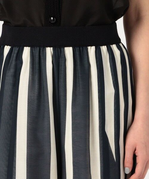 TOMORROWLAND / トゥモローランド その他パンツ | コットンシルクローンストライプ ギャザーワイドパンツ | 詳細5