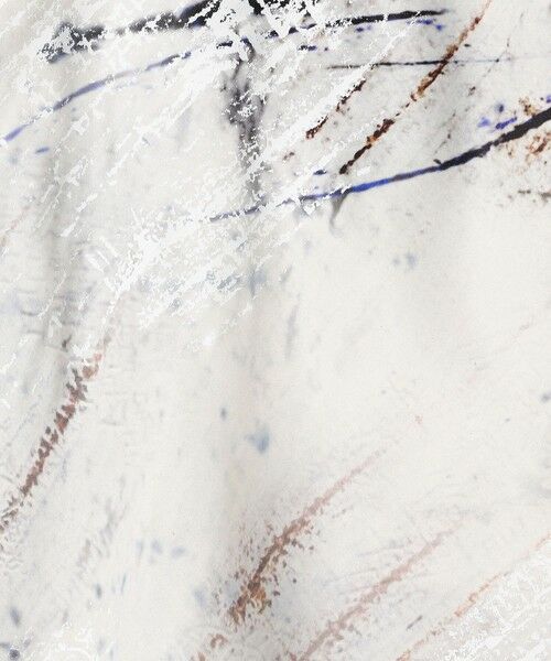 TOMORROWLAND / トゥモローランド ロング・マキシ丈スカート | アブストラクトウォールプリント イージーストレートスカート | 詳細8