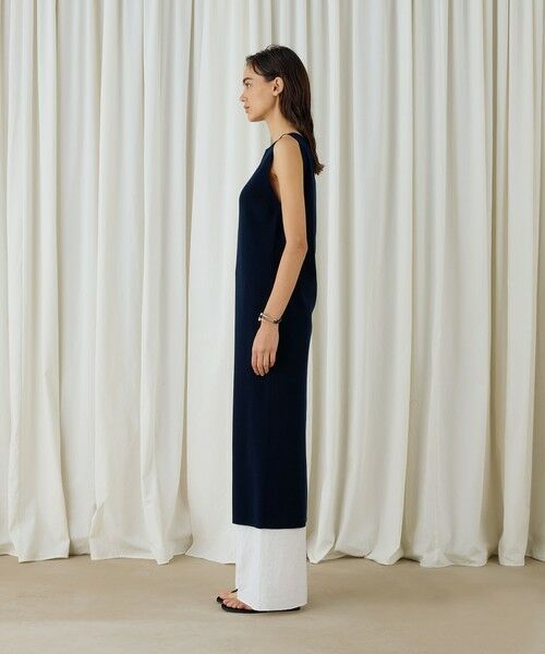 TOMORROWLAND / トゥモローランド ロング・マキシ丈ワンピース | ハイツイストドライコットン ボートネックワンピース | 詳細2