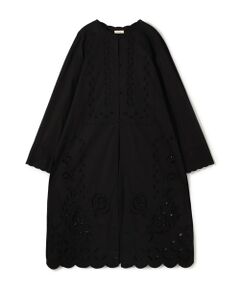 【美品】DES PRÉS デ・プレ シャツワンピース ブラック コットン S相当 DES PRES｜デ・プレのワンピース（コットン）通販 - ZOZOTOWN