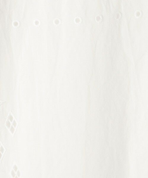 TOMORROWLAND / トゥモローランド ロング・マキシ丈ワンピース | カットワークエンブロイダリー クルーネックシャツワンピース | 詳細9