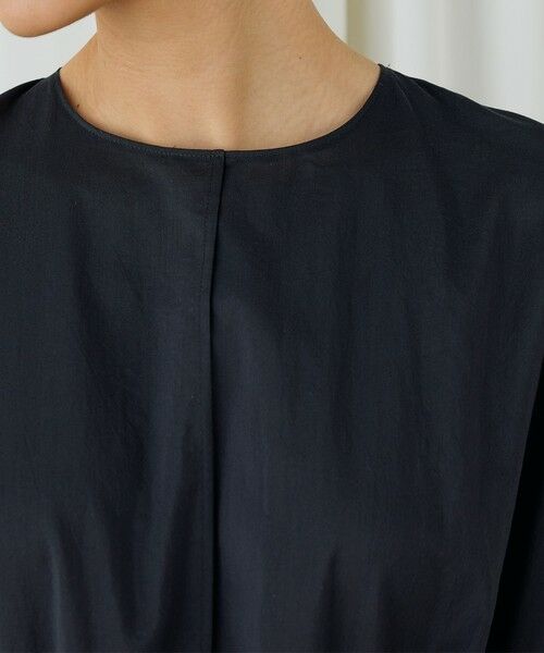 TOMORROWLAND / トゥモローランド ロング・マキシ丈ワンピース | コットンシルクタイプライター コクーンワンピース | 詳細4