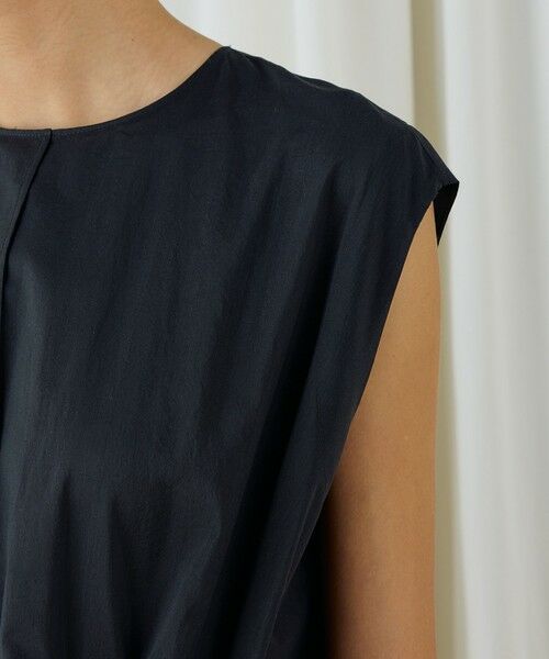 TOMORROWLAND / トゥモローランド ロング・マキシ丈ワンピース | コットンシルクタイプライター コクーンワンピース | 詳細5