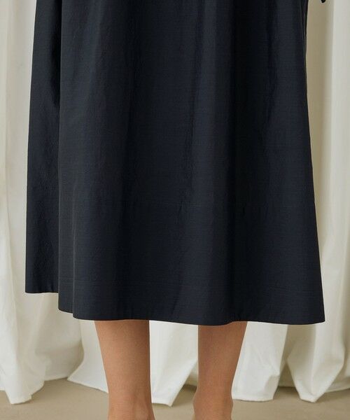 TOMORROWLAND / トゥモローランド ロング・マキシ丈ワンピース | コットンシルクタイプライター コクーンワンピース | 詳細8