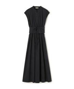 TOMORROWLAND / トゥモローランド ロング・マキシ丈ワンピース | ストレッチポプリン フレンチスリーブワンピース