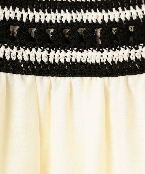 TOMORROWLAND / トゥモローランド ロング・マキシ丈ワンピース | コットンシルクローンレースコンビ ホルターネックワンピース | 詳細9