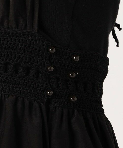 TOMORROWLAND / トゥモローランド ロング・マキシ丈ワンピース | コットンシルクローンレースコンビ ホルターネックワンピース | 詳細8