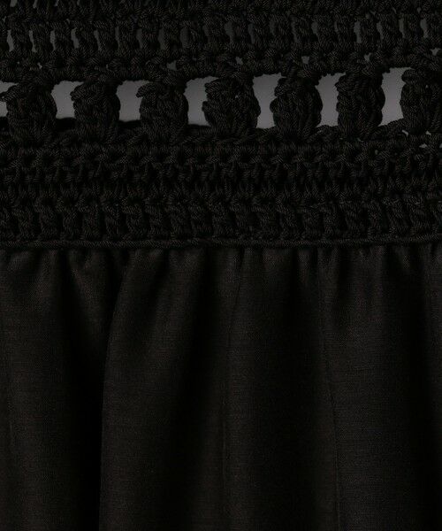 TOMORROWLAND / トゥモローランド ロング・マキシ丈ワンピース | コットンシルクローンレースコンビ ホルターネックワンピース | 詳細9