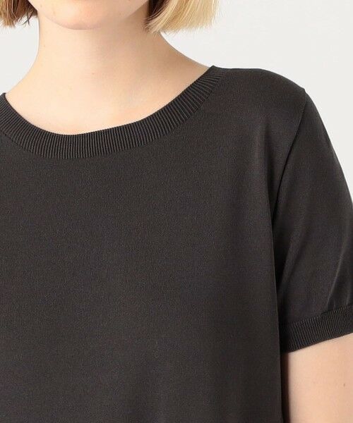 TOMORROWLAND / トゥモローランド ロング・マキシ丈ワンピース | ドライポリエステルコットン ハーフスリーブフレアワンピース | 詳細4